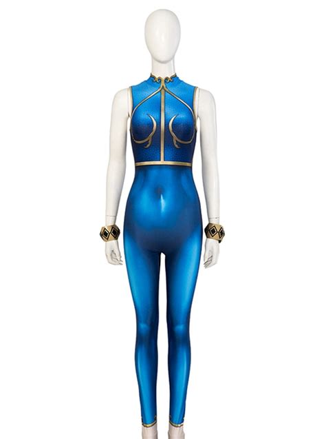 Street Fighter 6 Chun Li Halloween Cosplay Costume Bodysuit Version