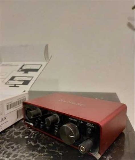 Focusrite scarlett solo 3rd gen Festima Ru частные объявления