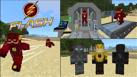 New Speedster Heroes Addon Mods For Minecraft Pe 15 Suits 1 19