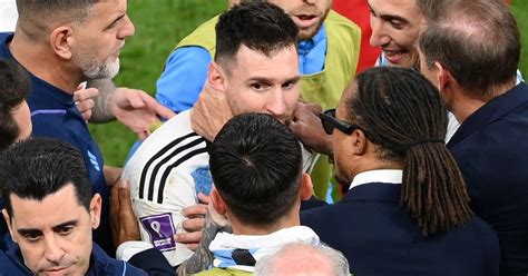 Qué mirás bobo la bronca de Messi tras el triunfo contra Países