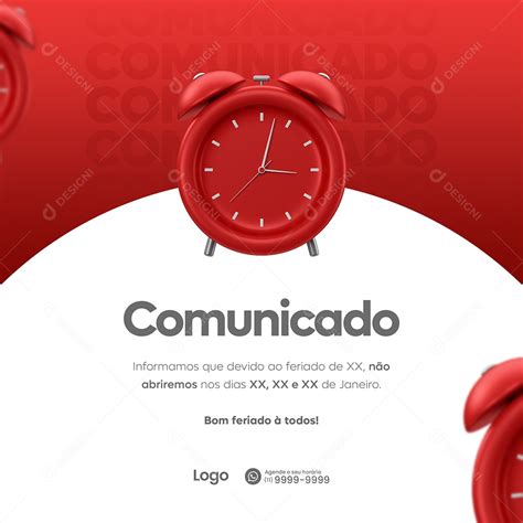 Comunicado Devido ao Feriado Não Abriremos Lojas Ano Novo Social Media