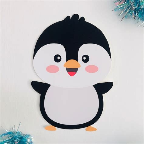 Penguin Cut Out/ Penguin Party Decorations Printable by Pigsy Party ...