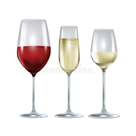 Wine Glasses Stock Vector Illustration Of White Wine 10178231