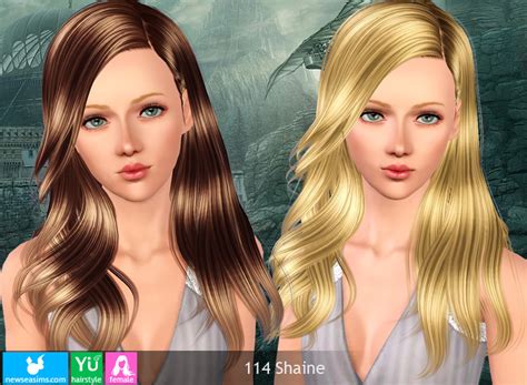 Sims 3 Hair Resource Newsea 114 Shaine Yu Female All Ages