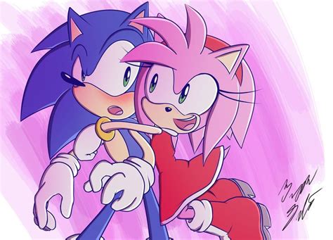 Sonic and Amy by Nerdword on DeviantArt | Sonic, Sonic and amy, Amy the ...