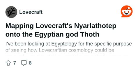 Mapping Lovecrafts Nyarlathotep Onto The Egyptian God Thoth Anderswo