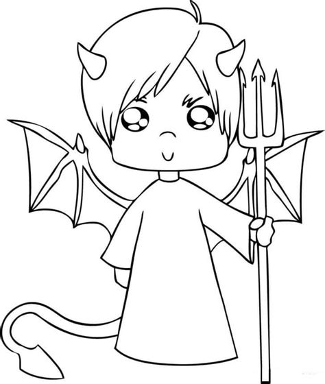 Dibujos De Demonio Para Colorear E Imprimir Coloringonly