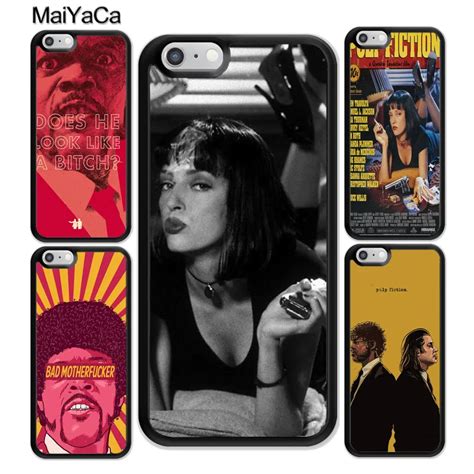 Maiyaca Vintage Movie Film Pulp Fiction Soft Rubber Phone Cases For