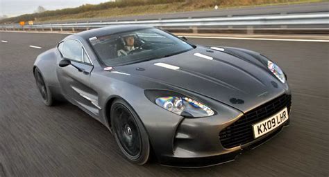 Aston Martin One 77 Supercar Records 220mph 355km H Top Speed During