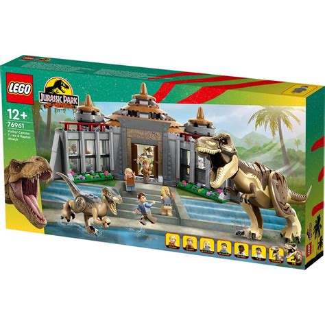 Lego Jurassic World Visitor Centre T Rex And Raptor Attack 76961 Ages 12