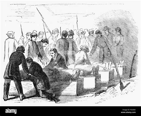 Execution Of Conspirators Ndoctors Examining The Bodies Of The