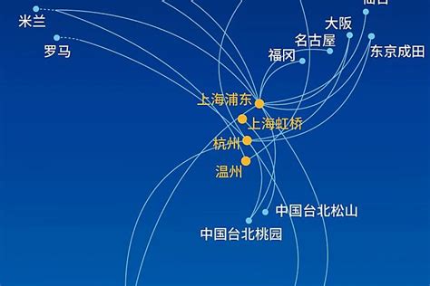 一图看懂丨冬春航季国航华东地区出发国际及地区航线 民用航空网