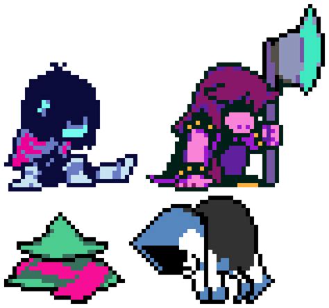 Deltarune Lancer Sprite Sheet