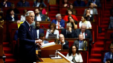 Michel Barnier Au D Fi D Une Premi Re Motion De Censure Avant Celle Du