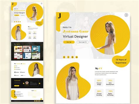 Portfolio Website Design | Portfolio website design, Portfolio web ...