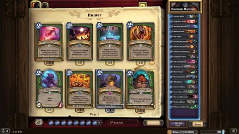 Hearthstone The Witchwood Expansion Hunter Deck Rebuild Hd 1080p