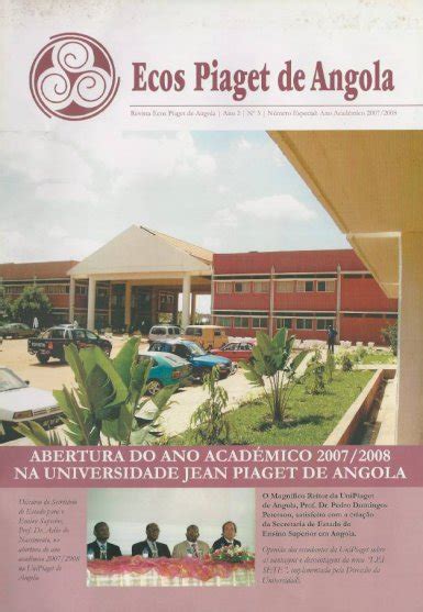 Universidade Jean Piaget De Angola Licenciaturas Mestrados E Servi Os