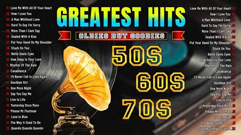 Greatest Hits Golden Oldies 1950s 1960s 1970s Legendary Music Top