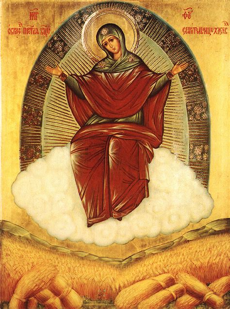 Multiplier Of Wheat Icon Of The Mother Of God Troparion Kontakion