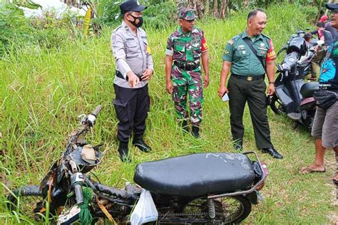 Sebuah Motor Ditemukan Di Saluran Irigasi Kalibawang Diduga Milik