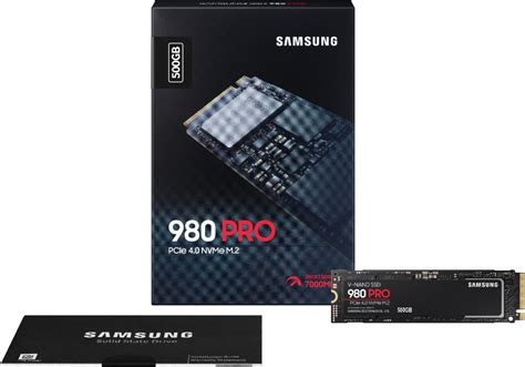 Best Buy Samsung 980 Pro 500gb Internal Gaming Ssd Pcie Gen 4 X4 Nvme Mz V8p500bam