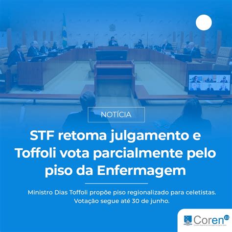 O STF Retomou O Julgamento Que Trata Do Piso Da Enfermagem Nesta Sexta