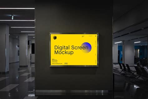 Digital Screen Advertising Mockup Scene 05 | Premium & Free PSD Mockup ...