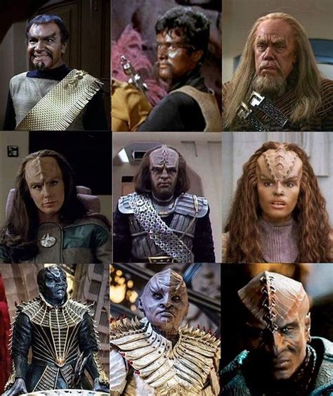 The ever changing Klingon appearance - Trek General - The Omega Sector BBS