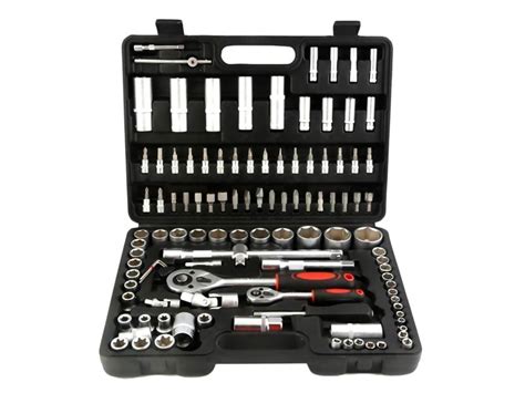 Coffret kit outils 108 pcs kraft müller clé à cliquet douille acier