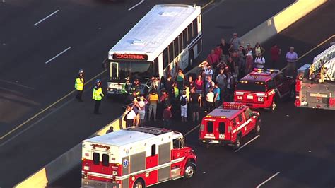 Bus Fire At Southbound Capitol Expressway Onramp At Highway 101 Closes