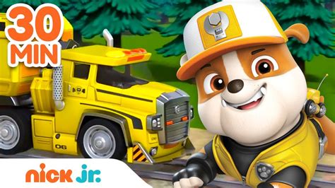 Rubble Construction Truck Rescue Missions W Paw Patrol 90 Minute Compilation Rubble Official