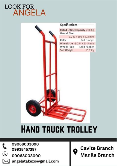 Hand Truck Trolley, Commercial & Industrial, Construction Tools ...