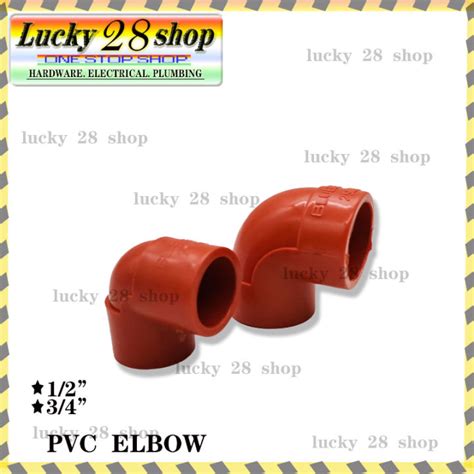 Electrical Pvc Conduit Elbow Orange Lazada Ph