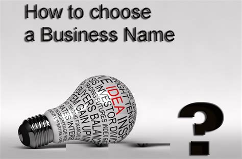 How to choose a Business Name? - [Jcount.com]