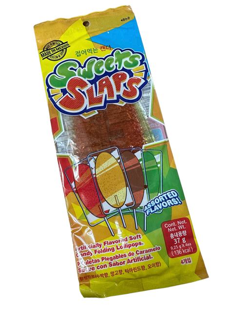 Mexican Slaps Lollipops - Pack of 4 assorted flavors メキシコの平たいキャンディ ...