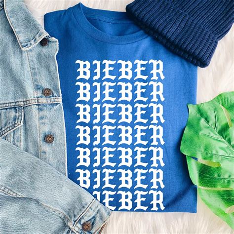 Bieber T Shirt Nowstalgia