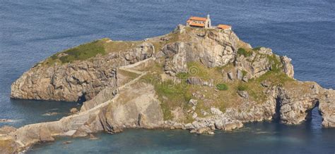 San Juan De Gaztelugatxe Chapel in Basque Country Coastline. Spain ...