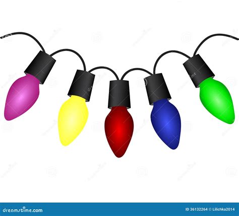 Christmas Light Bulbs Stock Illustration Illustration Of Design 36132264