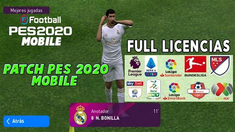 Parche Full Licencias Pes 2020 Mobile 2 04 20 Youtube