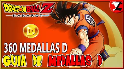 Dragon Ball Z Kakarot Guía De Medallas D Todas Las Medallas D All D Medal Locations Youtube