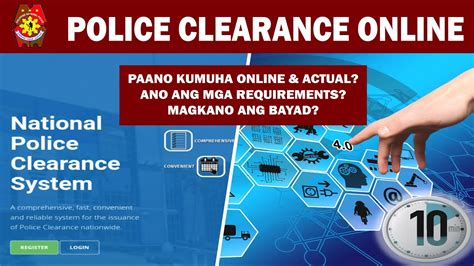 Paano Kumuha Ng Police Clearance Online And Actual Police Clearance