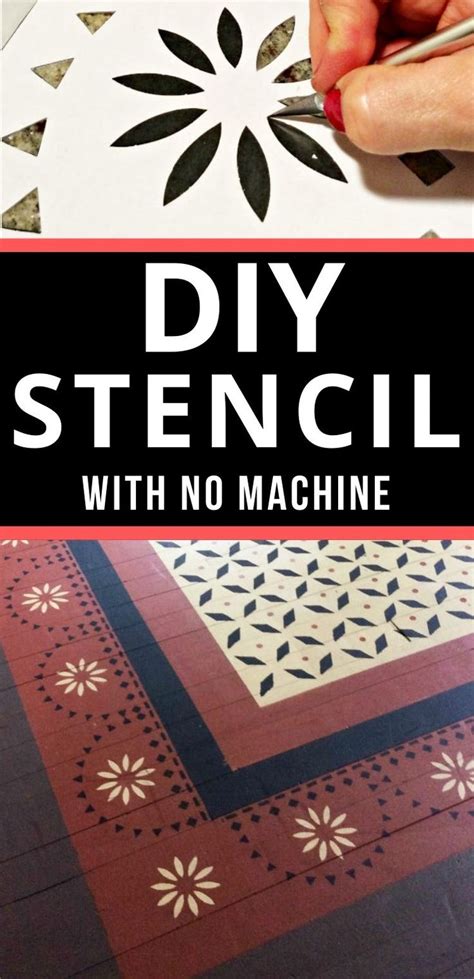 How To Make Your Own Stencils Make Your Own Stencils Floor Stencils Patterns Stencil Diy