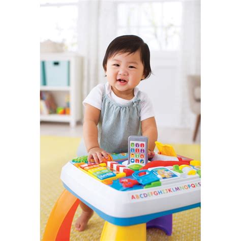 Fisher Price Lernspielzeug Lernspaß Spieltisch mit Licht und Sound