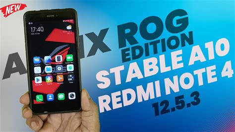 Stable Abhix Rog Edition For Redmi Note Review A Rog