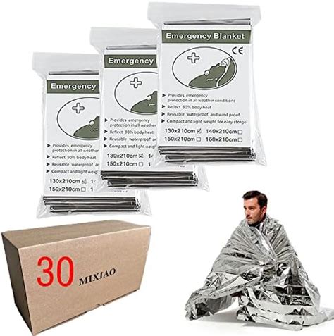 Emergency Thermal Blankets Survival Reflective Thermal First Aid Foil