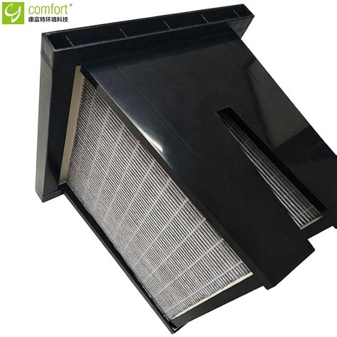 Abs Structure Mini Pleated V Bank Activated Carbon Air Filter