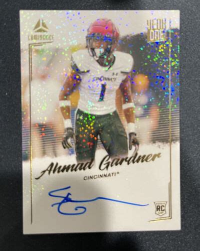 2022 Panini Luminance Ahmad Sauce Gardner Year One On Card Auto Rc New