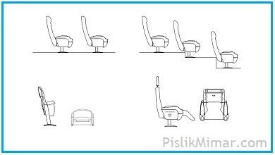 Stadium Seating DWG - in AutoCAD Block (721,32 kb) Free Download