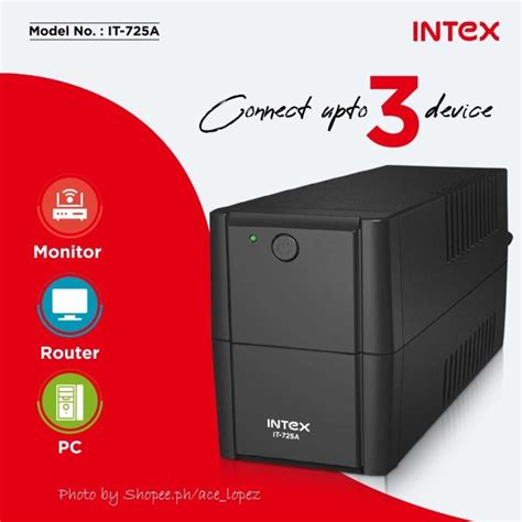 Intex Ups A Version Va W Uninterruptible Power Supply