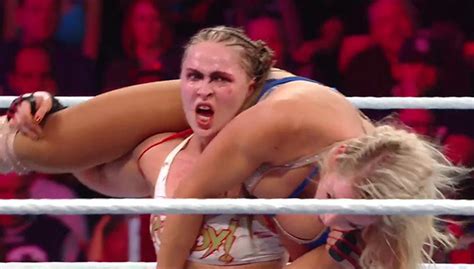 Highlights From Ronda Rousey Vs Charlotte Flair At Survivor Series